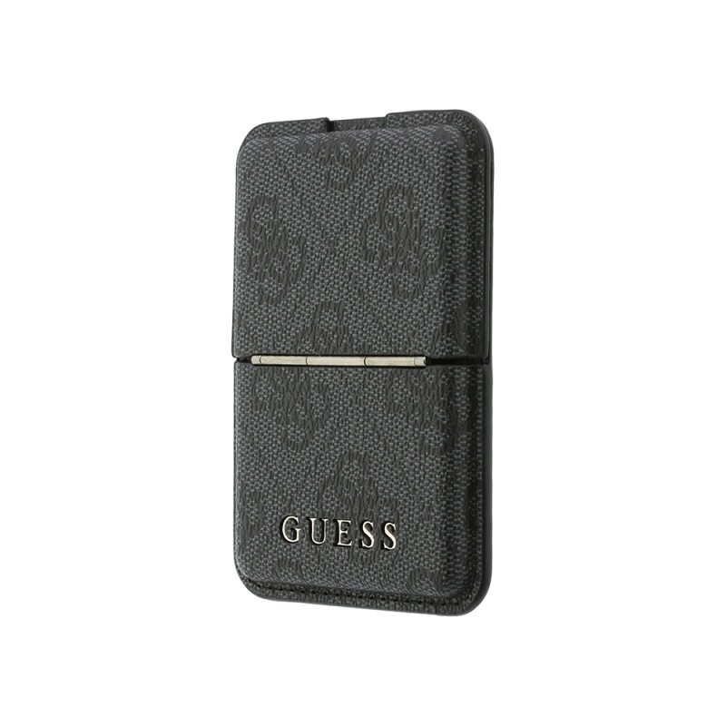 Guess Orjinal Lisanslı 4G Desenli Yazı Logolu Pop-up Magnetik Standlı PU Kartlık - 7