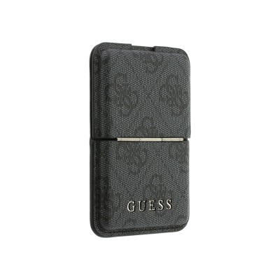 Guess Orjinal Lisanslı 4G Desenli Yazı Logolu Pop-up Magnetik Standlı PU Kartlık - 10