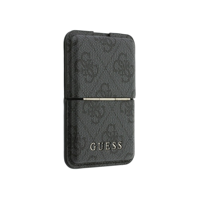 Guess Orjinal Lisanslı 4G Desenli Yazı Logolu Pop-up Magnetik Standlı PU Kartlık - 10