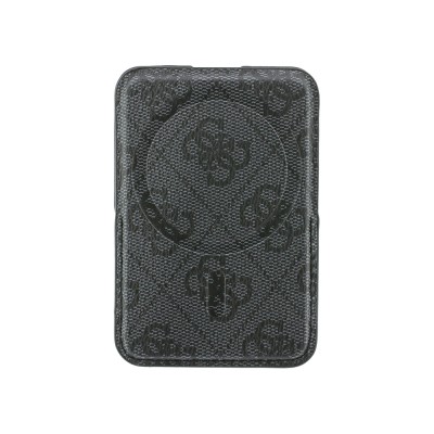 Guess Orjinal Lisanslı 4G Desenli Yazı Logolu Pop-up Magnetik Standlı PU Kartlık - 13