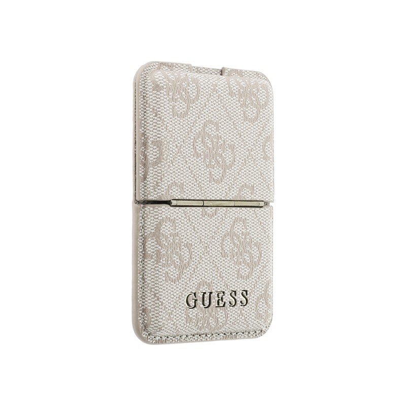 Guess Orjinal Lisanslı 4G Desenli Yazı Logolu Pop-up Magnetik Standlı PU Kartlık - 11
