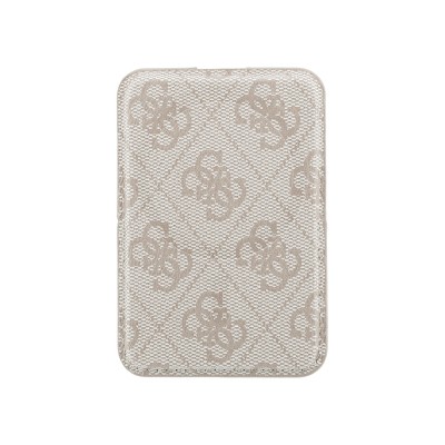 Guess Orjinal Lisanslı 4G Desenli Yazı Logolu Pop-up Magnetik Standlı PU Kartlık - 15
