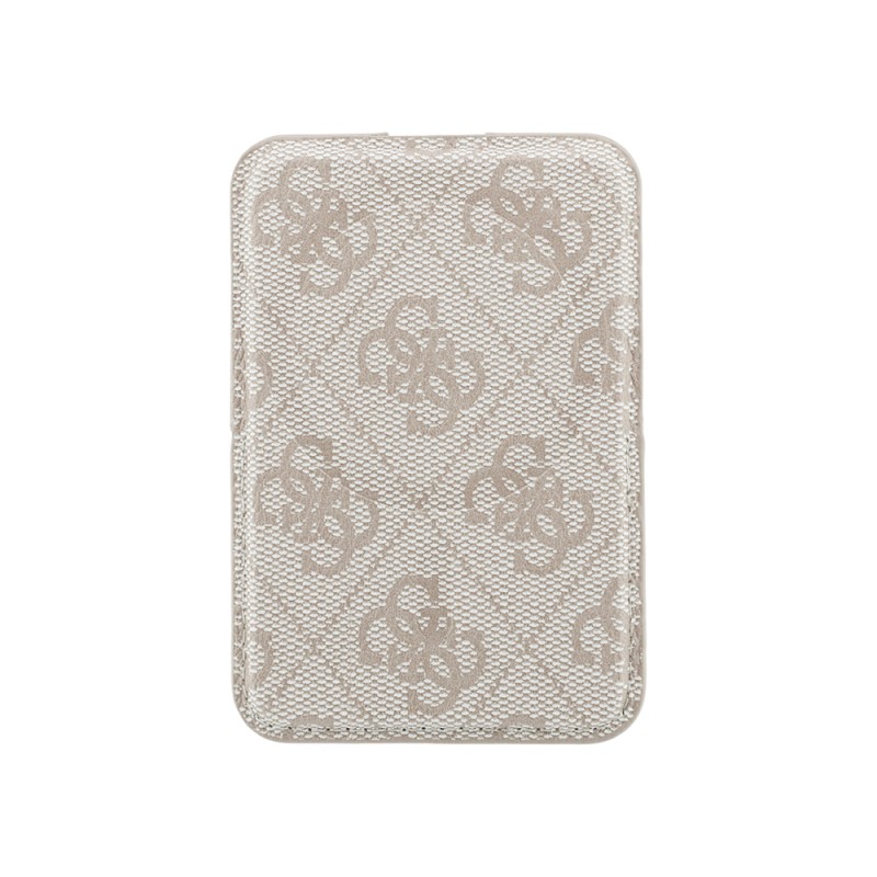 Guess Orjinal Lisanslı 4G Desenli Yazı Logolu Pop-up Magnetik Standlı PU Kartlık - 15