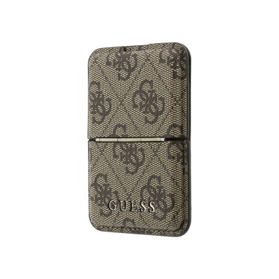 Guess Orjinal Lisanslı 4G Desenli Yazı Logolu Pop-up Magnetik Standlı PU Kartlık - 9