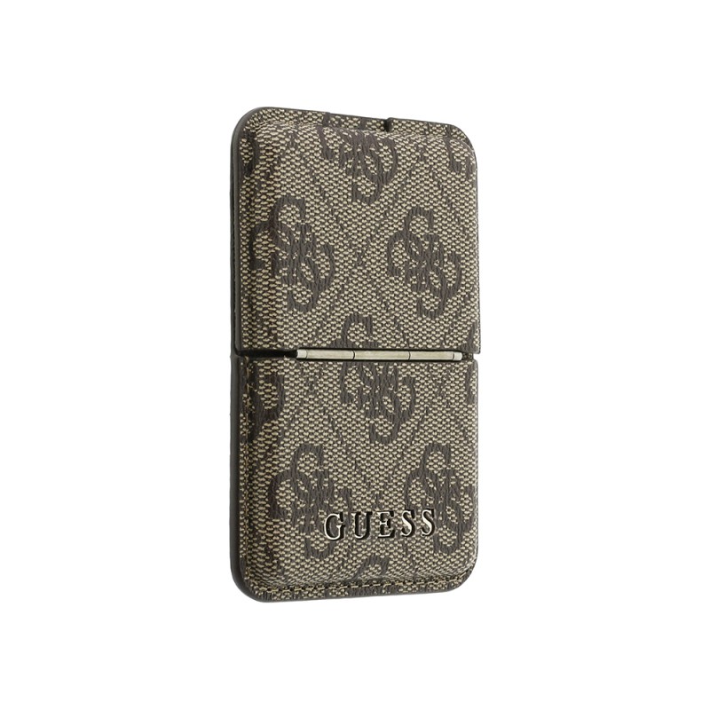 Guess Orjinal Lisanslı 4G Desenli Yazı Logolu Pop-up Magnetik Standlı PU Kartlık - 12