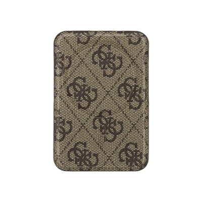 Guess Orjinal Lisanslı 4G Desenli Yazı Logolu Pop-up Magnetik Standlı PU Kartlık - 14