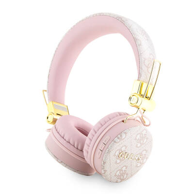 Guess Orjinal Lisanslı 4G Metal Logo PU Deri Ayarlanabilir Kulak Üstü Bluetooth Kulaklık - 14