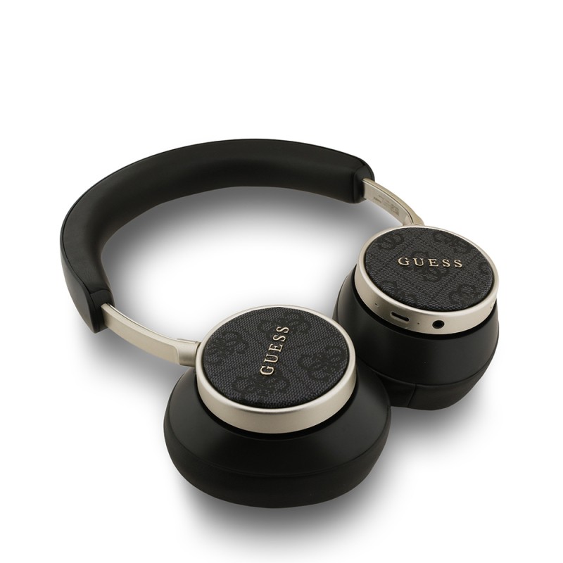 Guess Orjinal Lisanslı Ayarlanabilir 4G Desenli Metal Klasik Logolu Kulak Üstü Bluetooth Kulaklık - 7