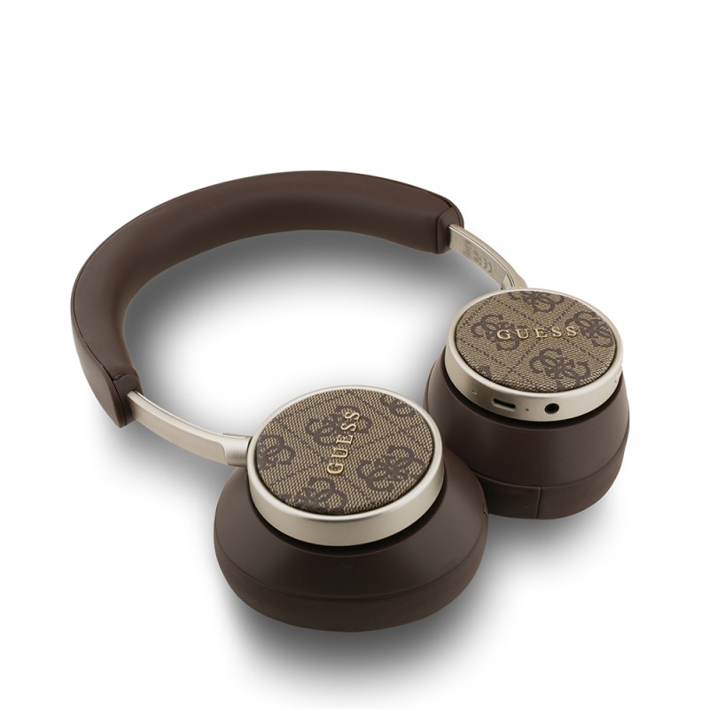 Guess Orjinal Lisanslı Ayarlanabilir 4G Desenli Metal Klasik Logolu Kulak Üstü Bluetooth Kulaklık - 9