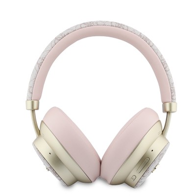Guess Orjinal Lisanslı ENC PU 4G Desenli Metal Logolu Kulak Üstü Bluetooth Kulaklık v5.4 - 7