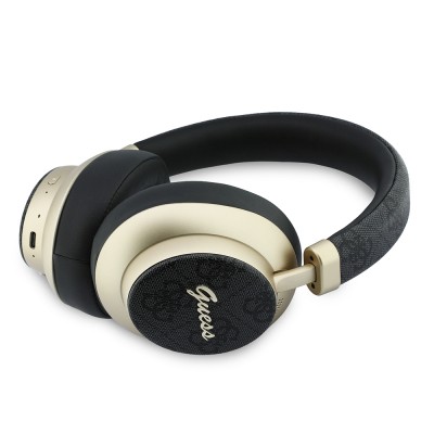 Guess Orjinal Lisanslı ENC PU 4G Desenli Metal Logolu Kulak Üstü Bluetooth Kulaklık v5.4 - 5