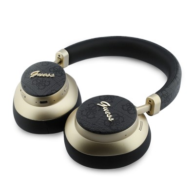 Guess Orjinal Lisanslı ENC PU 4G Desenli Metal Logolu Kulak Üstü Bluetooth Kulaklık v5.4 - 11