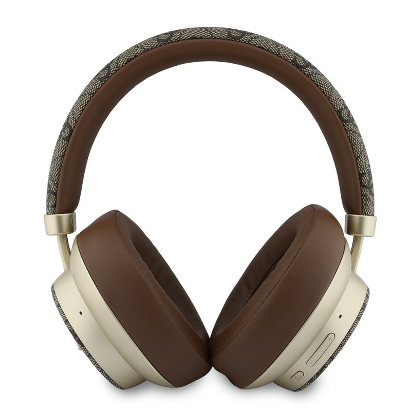 Guess Orjinal Lisanslı ENC PU 4G Desenli Metal Logolu Kulak Üstü Bluetooth Kulaklık v5.4 - 9