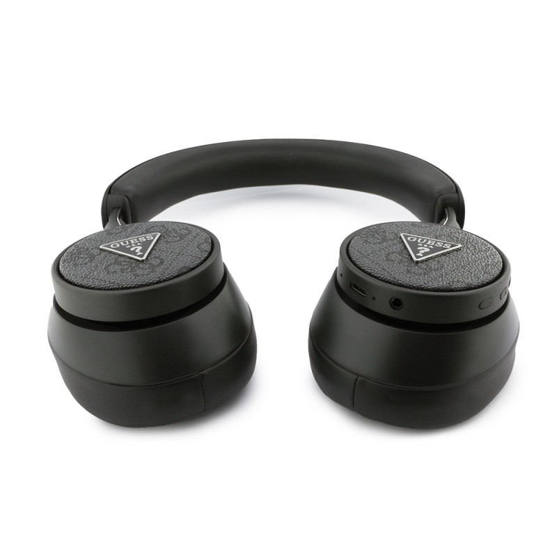 Guess Orjinal Lisanslı ENC PU 4G Desenli Üçgen Logolu Kulak Üstü Bluetooth Kulaklık - 7