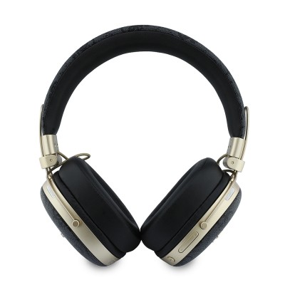 Guess Orjinal Lisanslı ENC Teknolojili PU 4G Desenli Script Logolu Kulak Üstü Bluetooth Kulaklık v5.4 - 5