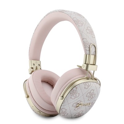 Guess Orjinal Lisanslı ENC Teknolojili PU 4G Desenli Script Logolu Kulak Üstü Bluetooth Kulaklık v5.4 - 3