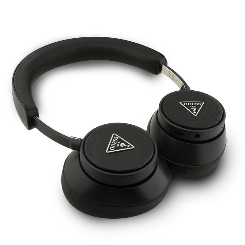 Guess Orjinal Lisanslı ENC Üçgen Logolu Saffiano Kulak Üstü Bluetooth Kulaklık - 5
