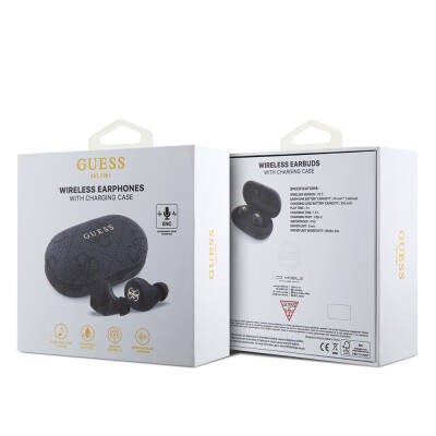 Guess Orjinal Lisanslı Klasik Metal Yazı Logolu TWS Kulak İçi Bluetooth Kulaklık - 20