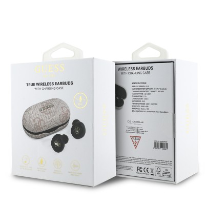 Guess Orjinal Lisanslı Klasik Metal Yazı Logolu TWS Kulak İçi Bluetooth Kulaklık - 22