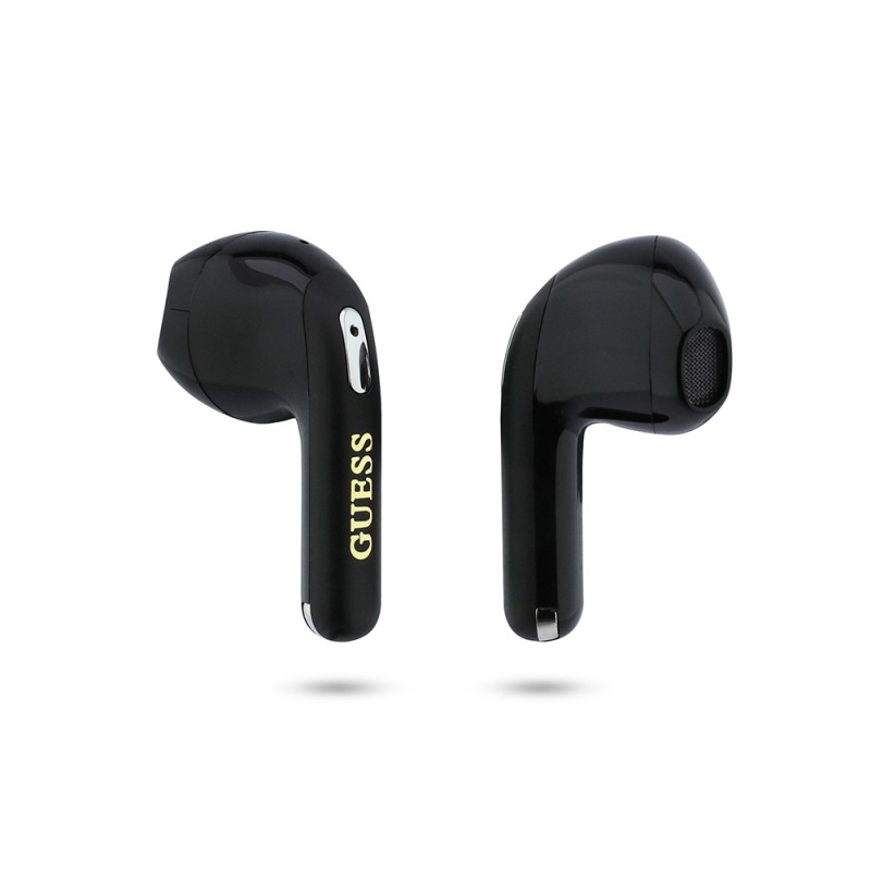 Guess Orjinal Lisanslı Metal Yazı Logolu Kulak içi TWS Kulaklık ve Speaker Hoparlör 2in1 Set - 6