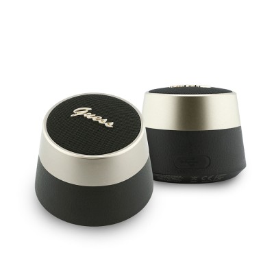 Guess Orjinal Lisanslı Metal Yazı Logolu Kulak içi TWS Kulaklık ve Speaker Hoparlör 2in1 Set - 7