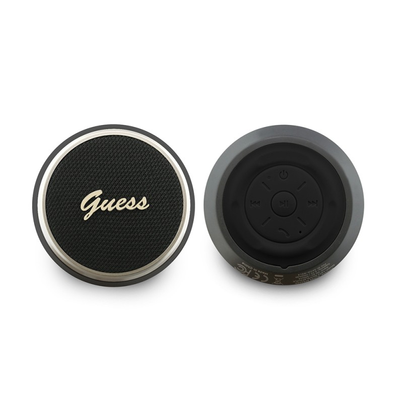 Guess Orjinal Lisanslı Metal Yazı Logolu Kulak içi TWS Kulaklık ve Speaker Hoparlör 2in1 Set - 8