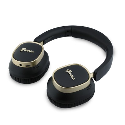 Guess Orjinal Lisanslı Metal Yazı Logolu Kulak Üstü Kulaklık ve Speaker Hoparlör 2in1 Set - 6
