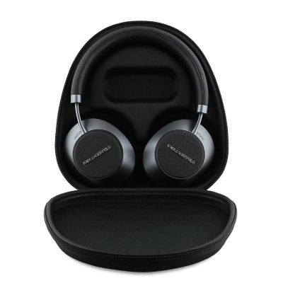 Karl Lagerfeld Orjinal Lisanslı ANC/ENC Özellikli KL Yazı Logolu Saffiano Serisi Kulak Üstü Bluetooth Kulaklık v5.3 - 5