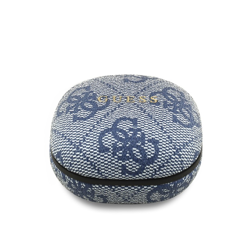 Guess Orjinal Lisanslı PU 4G Desenli Klasik Metal Yazı Logolu TWS Kulak İçi Bluetooth Kulaklık - 6