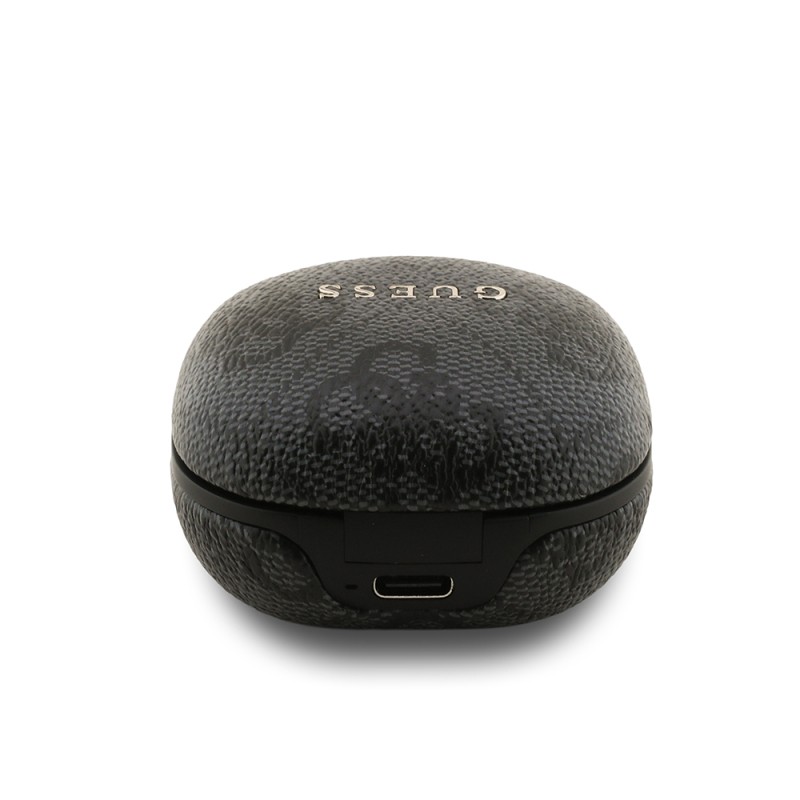 Guess Orjinal Lisanslı PU 4G Desenli Klasik Metal Yazı Logolu TWS Kulak İçi Bluetooth Kulaklık - 13