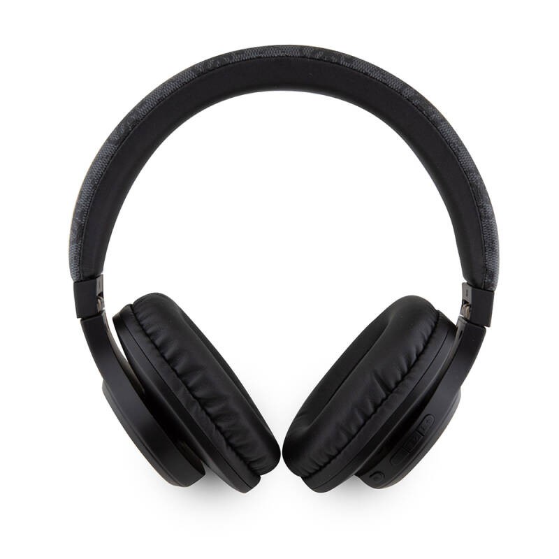 Guess Orjinal Lisanslı PU 4G Desenli Metal Yazı Logolu Tone On Tone Kulak Üstü Bluetooth Kulaklık - 6