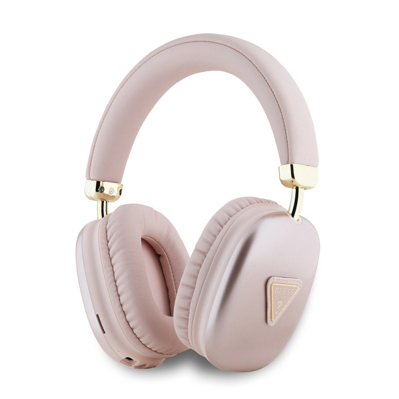 Guess Orjinal Lisanslı PU Üçgen Logolu Kulak Üstü Bluetooth Kulaklık - 1