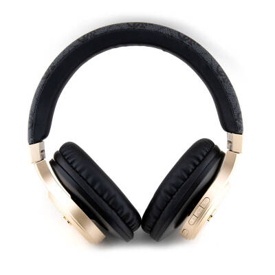 Guess Orjinal Lisanslı Script Gold Serisi Metal Yazı Logolu 4G Desenli Bluetooth Kulaklık - 4