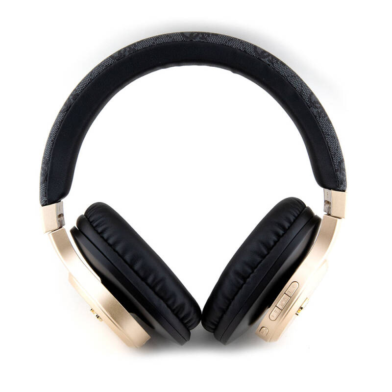 Guess Orjinal Lisanslı Script Gold Serisi Metal Yazı Logolu 4G Desenli Bluetooth Kulaklık - 4