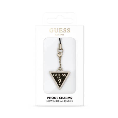 Guess Orjinal Lisanslı Taşlı Üçgen Logolu Telefon Askı İpi - 2