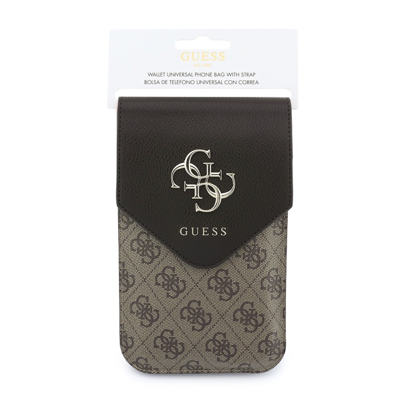 Guess Orjinal Lisanslı V Kapak Tasarımlı 4G Desenli Büyük Logolu Kartlıklı Askılı Çanta - 9