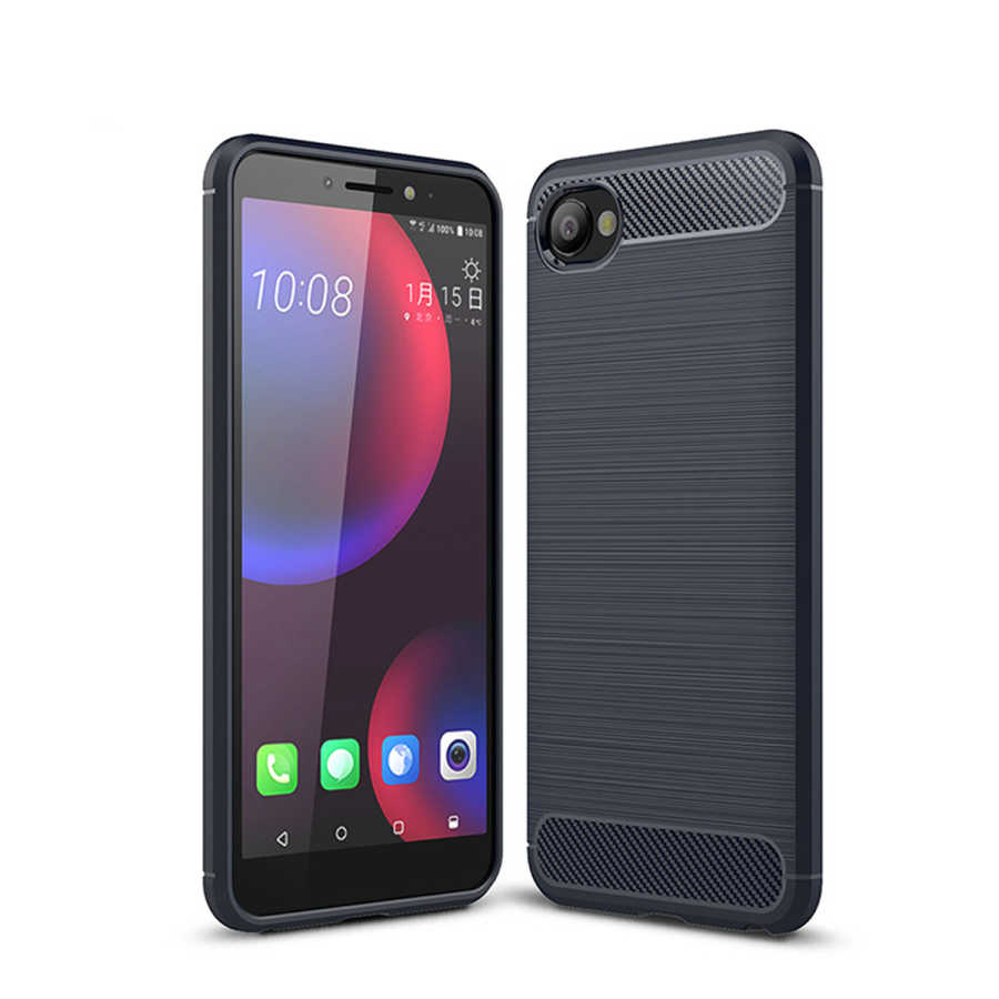 HTC Desire 12 Plus Kılıf Zore Room Silikon Kapak - Lacivert