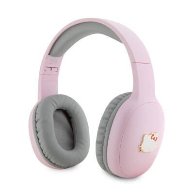 Hello Kitty Original Licensed Adjustable Metal Kitty Logo Oval Bluetooth 5.3 Headset - 8