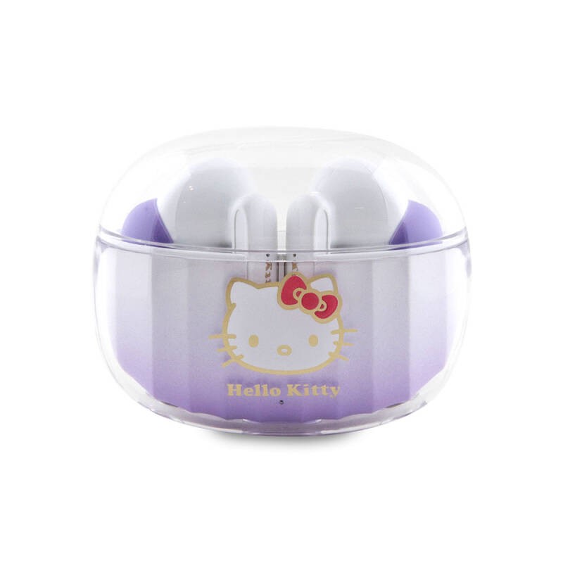 Hello Kitty Orjinal Lisanslı Renk Geçişli Tasarım Elektroplating Logolu TWS Bluetooth Kulaklık - 5