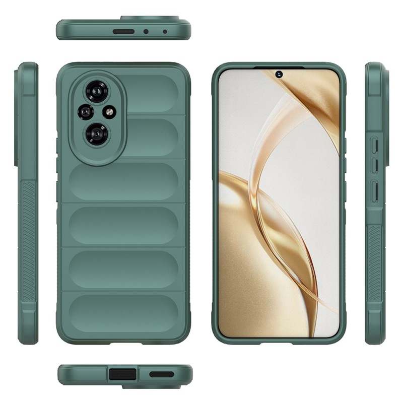 Honor 200 Case Flexible TPU Hollow Back Surface Design Zore Etnik Silicone Cover - 8