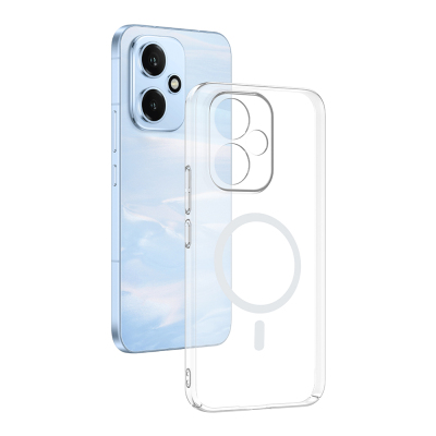 Honor 400 Camera Protected M-Safe Charging Feature Transparent Zore London Hard PC Case - Zore