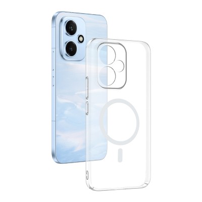 Honor 400 Camera Protected M-Safe Charging Feature Transparent Zore London Hard PC Case - 2