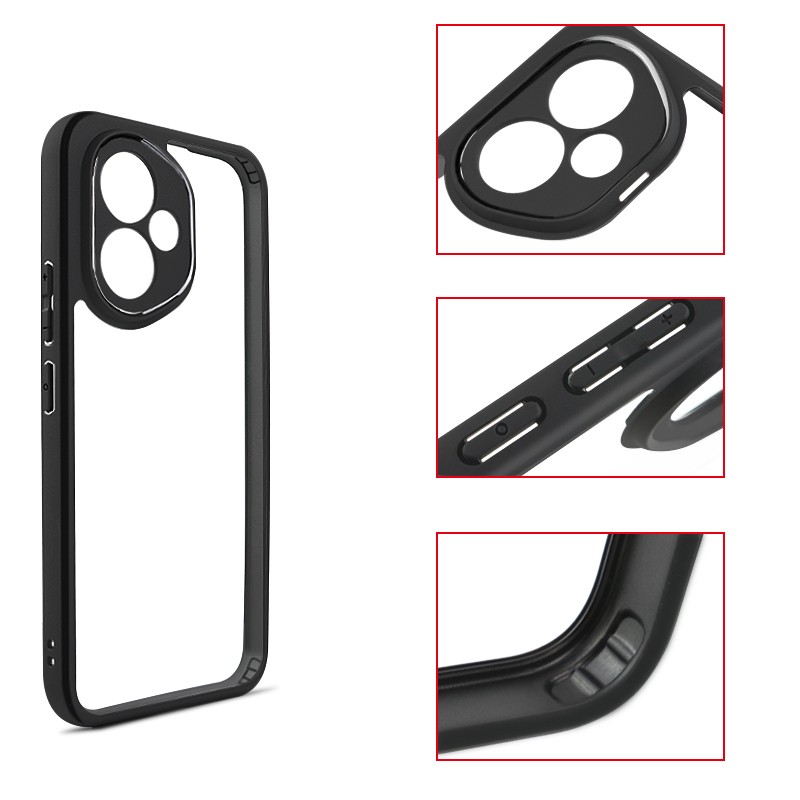 Honor 400 Case Camera Protection Transparent Back Surface Zore New Roll Cover - 7