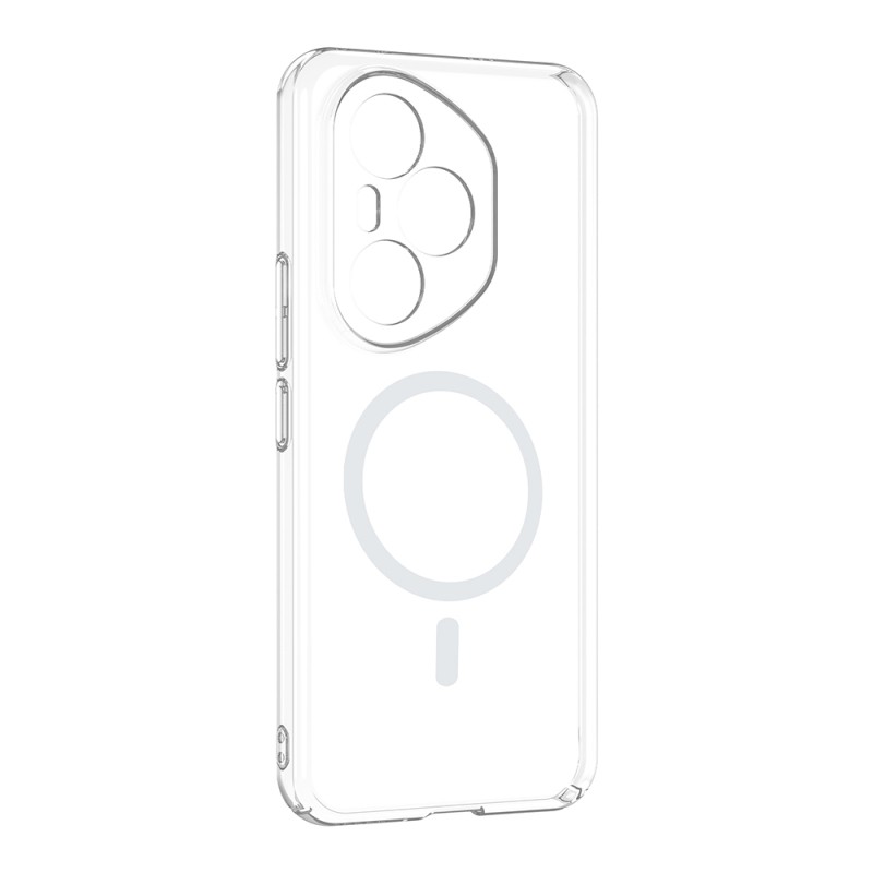Honor 400 Pro Camera Protected M-Safe Charging Transparent Zore London Hard PC Case - 3