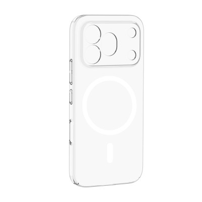 Honor 600 Pro 5G Camera Protected M-Safe Charging Transparent Zore London Hard PC Case - 3