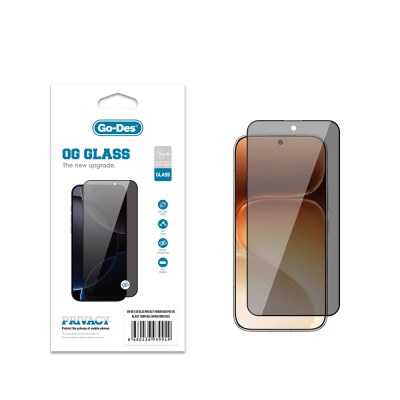 Honor 600 Pro 5G Go Des OG Glass Privacy Antistatic Tempered Glass Screen Protector - Go Des