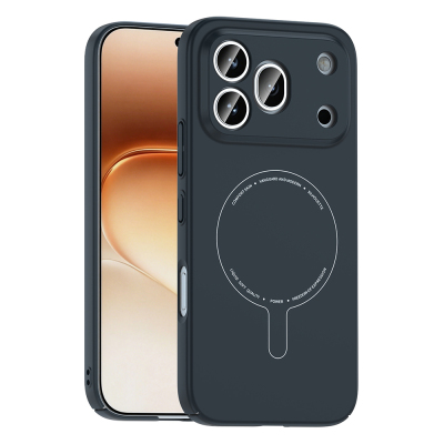 Honor 600 Pro 5G Kılıf M-Safe Şarj Özellikli Kamera Korumalı Zore Elio Sert PC Kapak - Zore