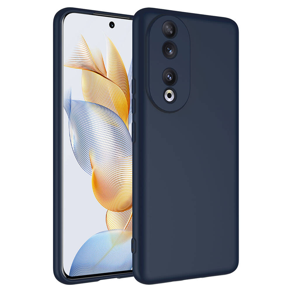 Honor 90 Kılıf Zore Mara Lansman Kapak - Lacivert