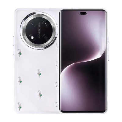 Honor Magic 7 Lite Kılıf Airbag Tasarımlı Simli Şeffaf Zore Kutup Kapak - 2