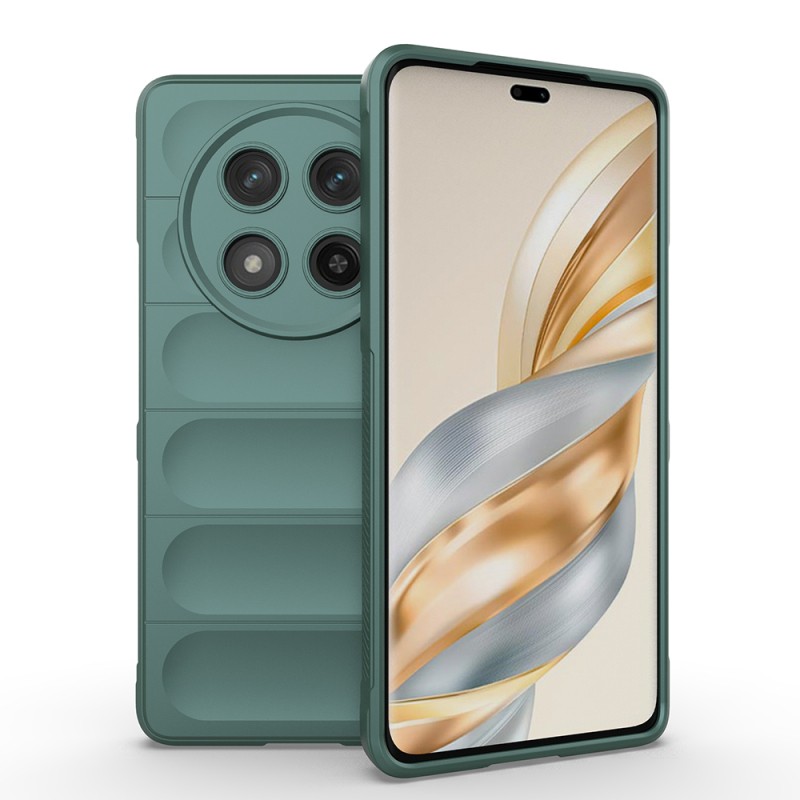 Honor Magic 7 Lite Kılıf Esnek TPU Oyuklu Arka Yüzey Tasarımlı Zore Etnik Silikon Kapak - 1